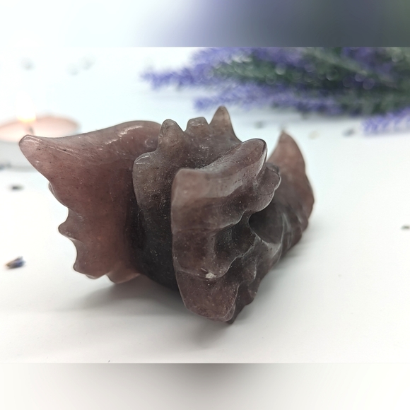 Strawberry quartz dragon - Picture 4 of 4